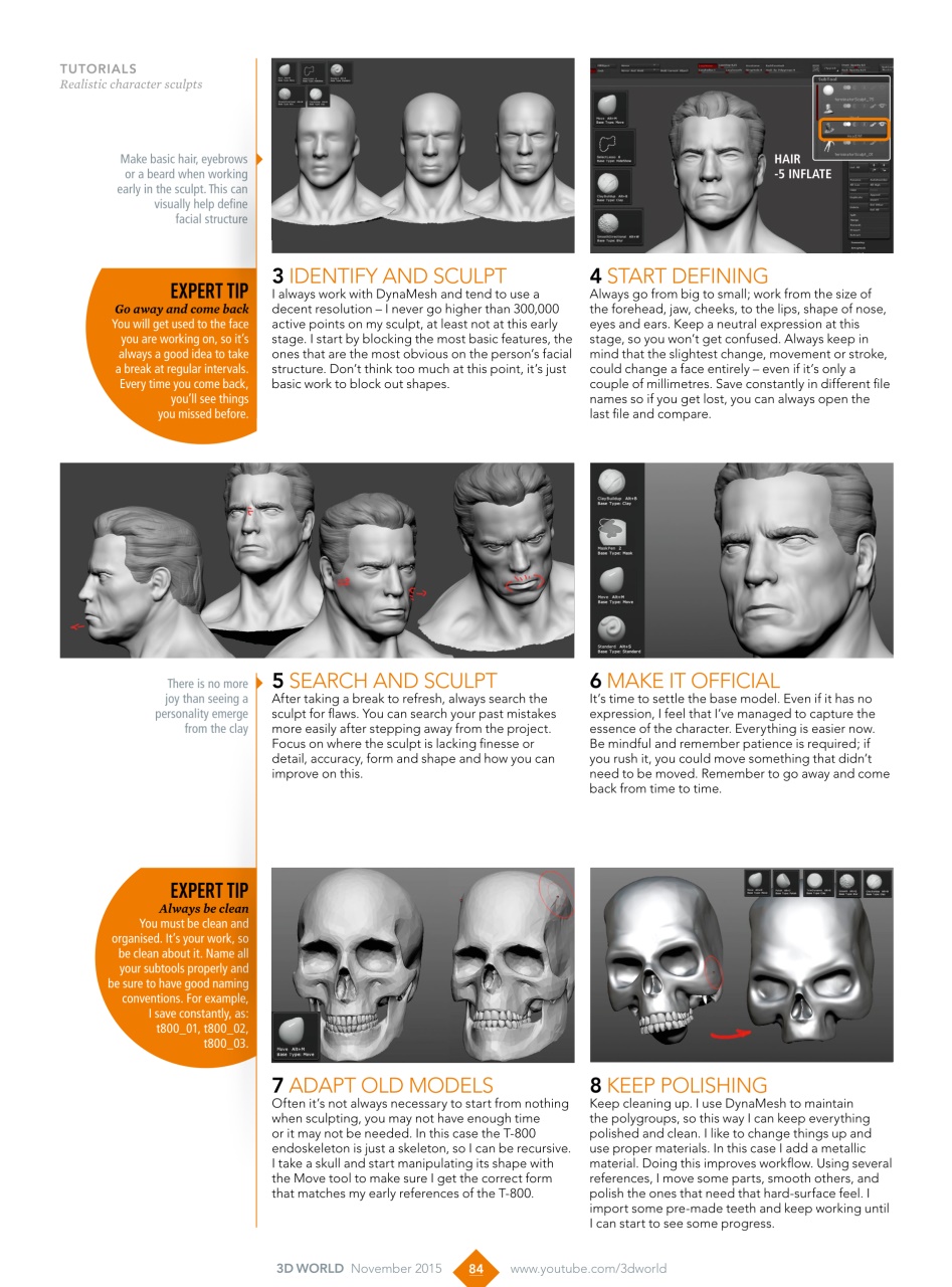 3D World Preview Pages