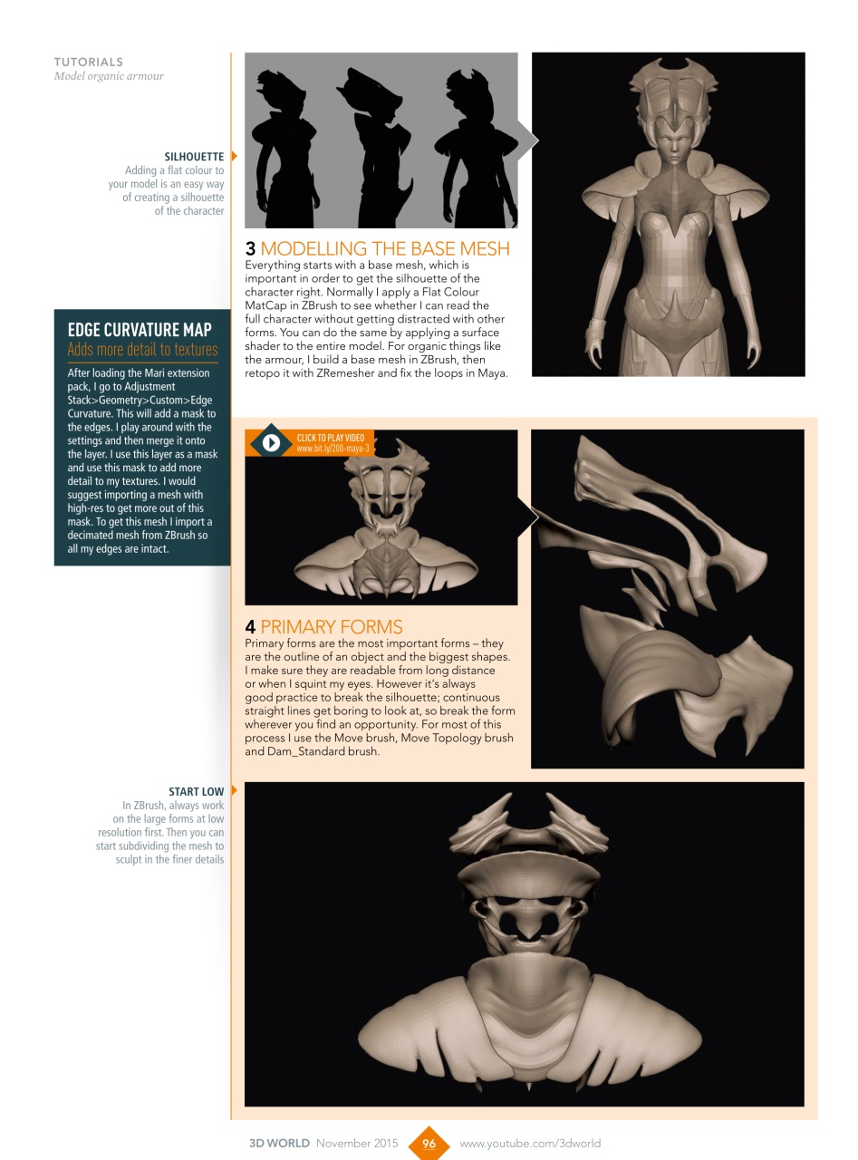 3D World Preview Pages