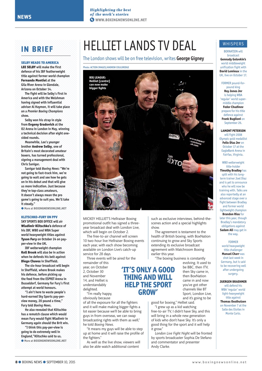 Boxing News Preview Pages