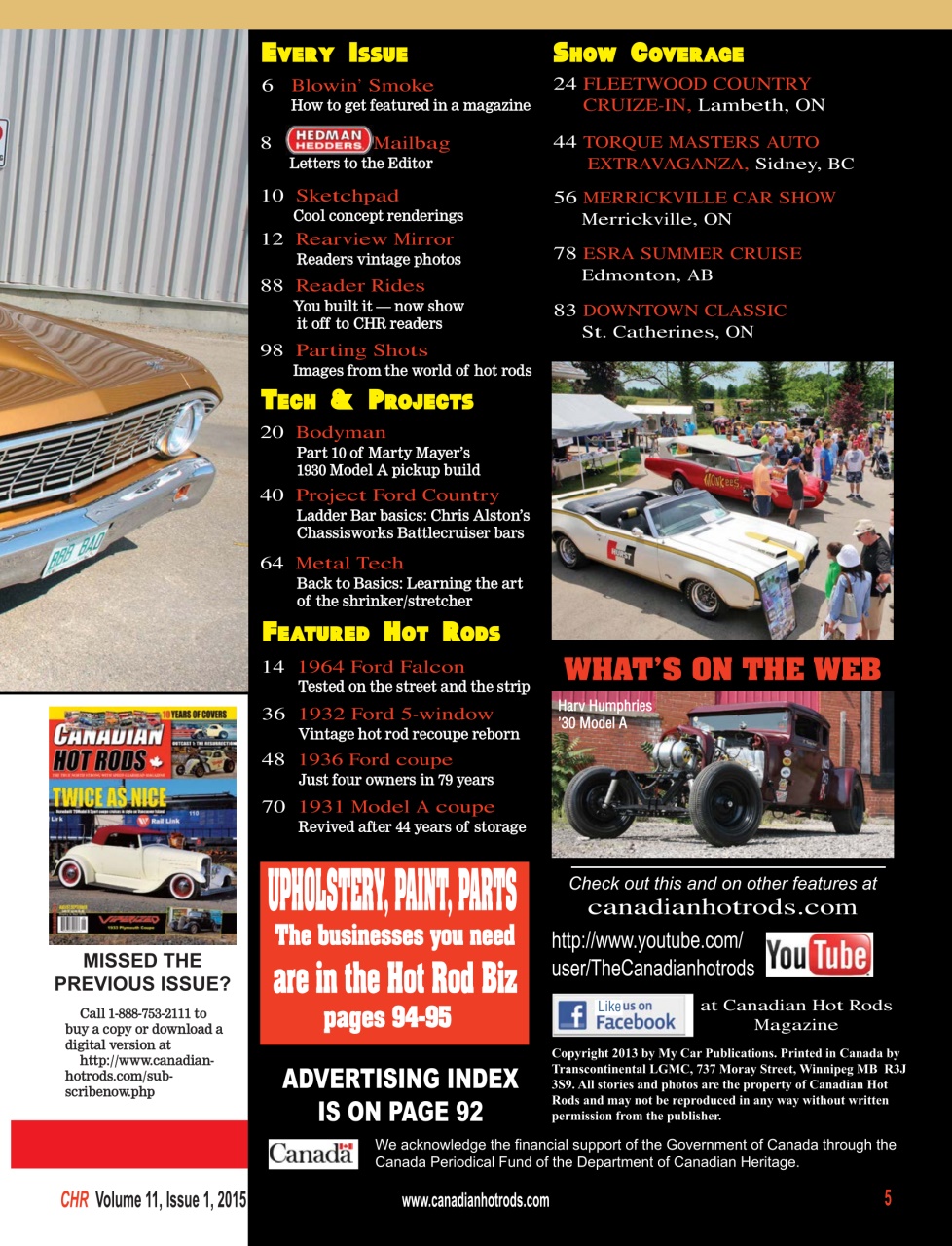 Canadian Hot Rods Preview Pages