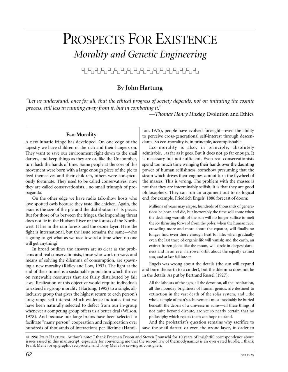 Skeptic Preview Pages