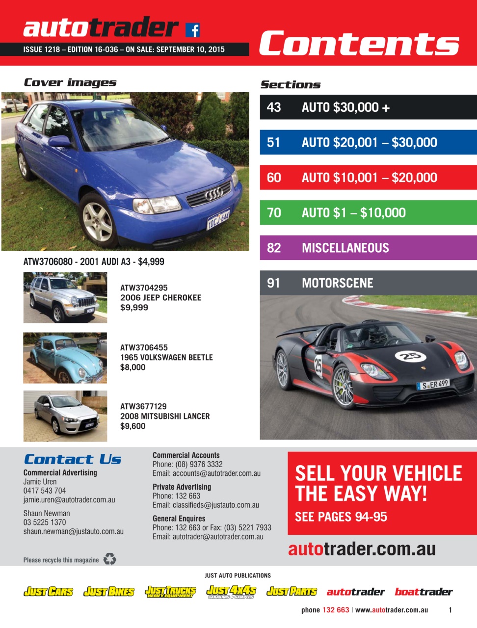 AutoTrader Preview Pages
