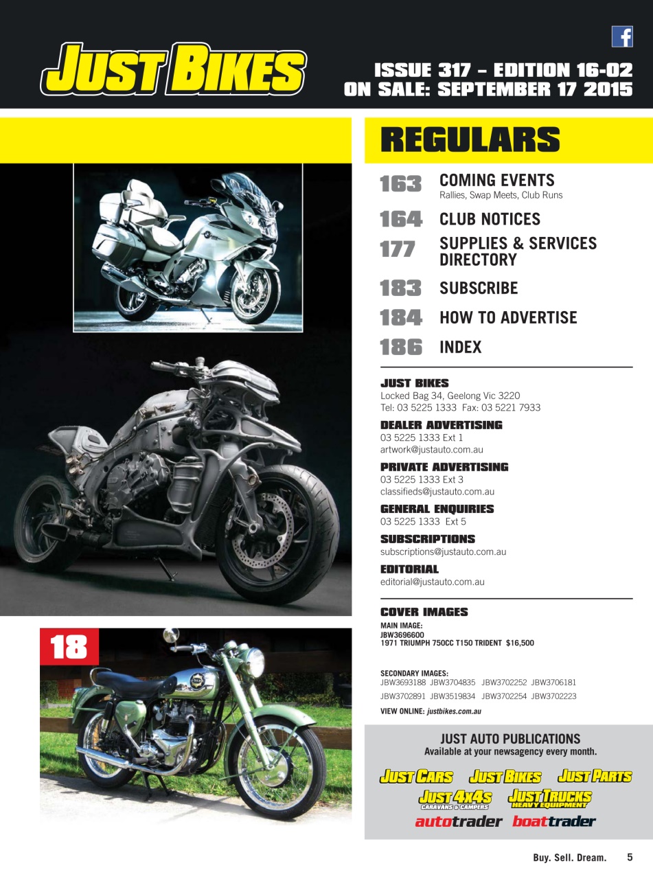 JUST BIKES Preview Pages