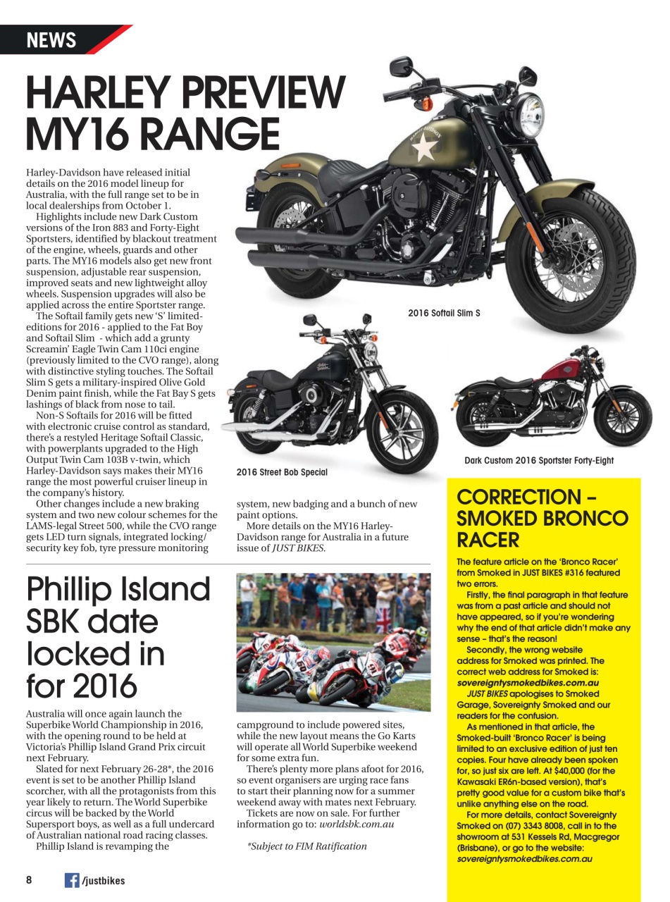 JUST BIKES Preview Pages