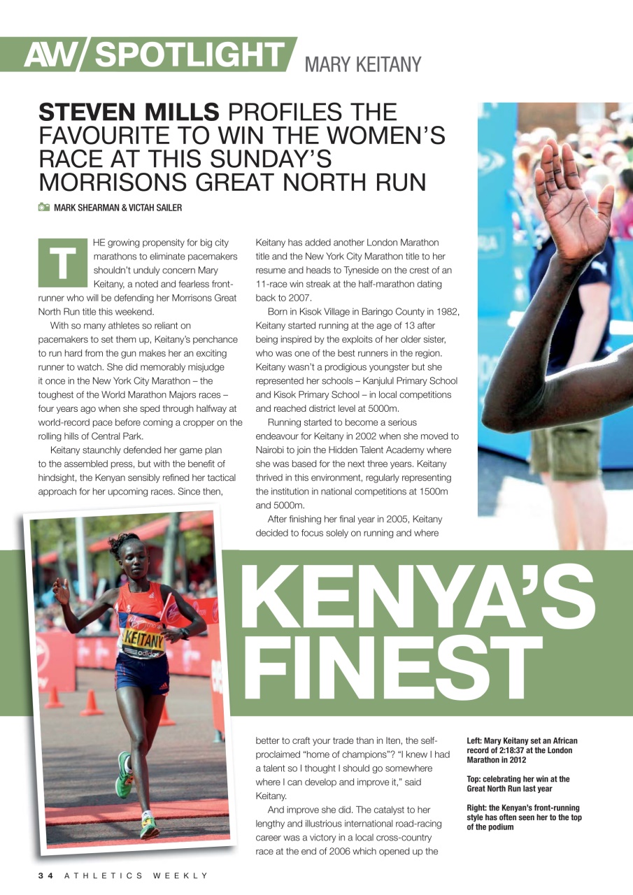 AW – Athletics Weekly Magazine Preview Pages