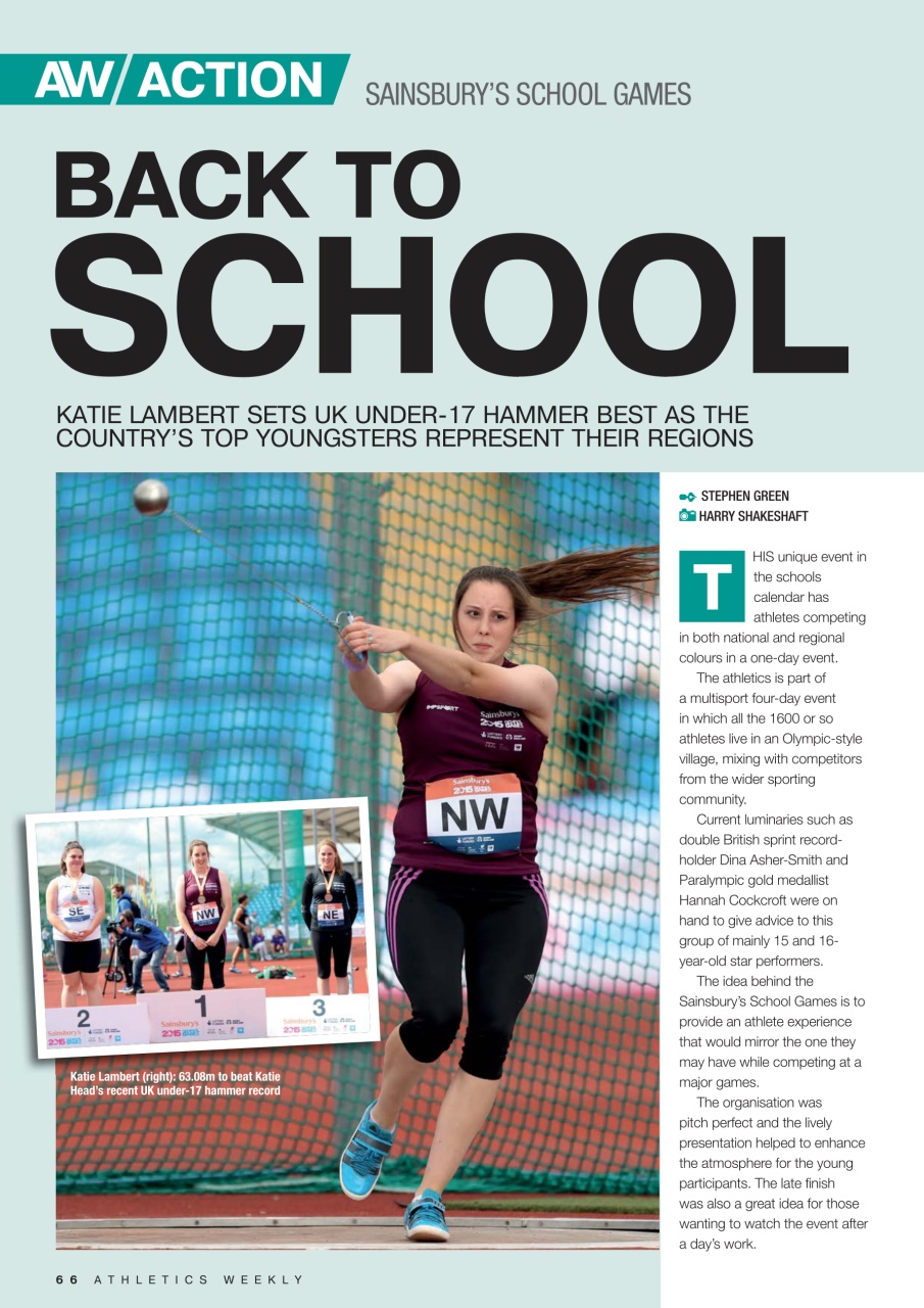 AW – Athletics Weekly Magazine Preview Pages