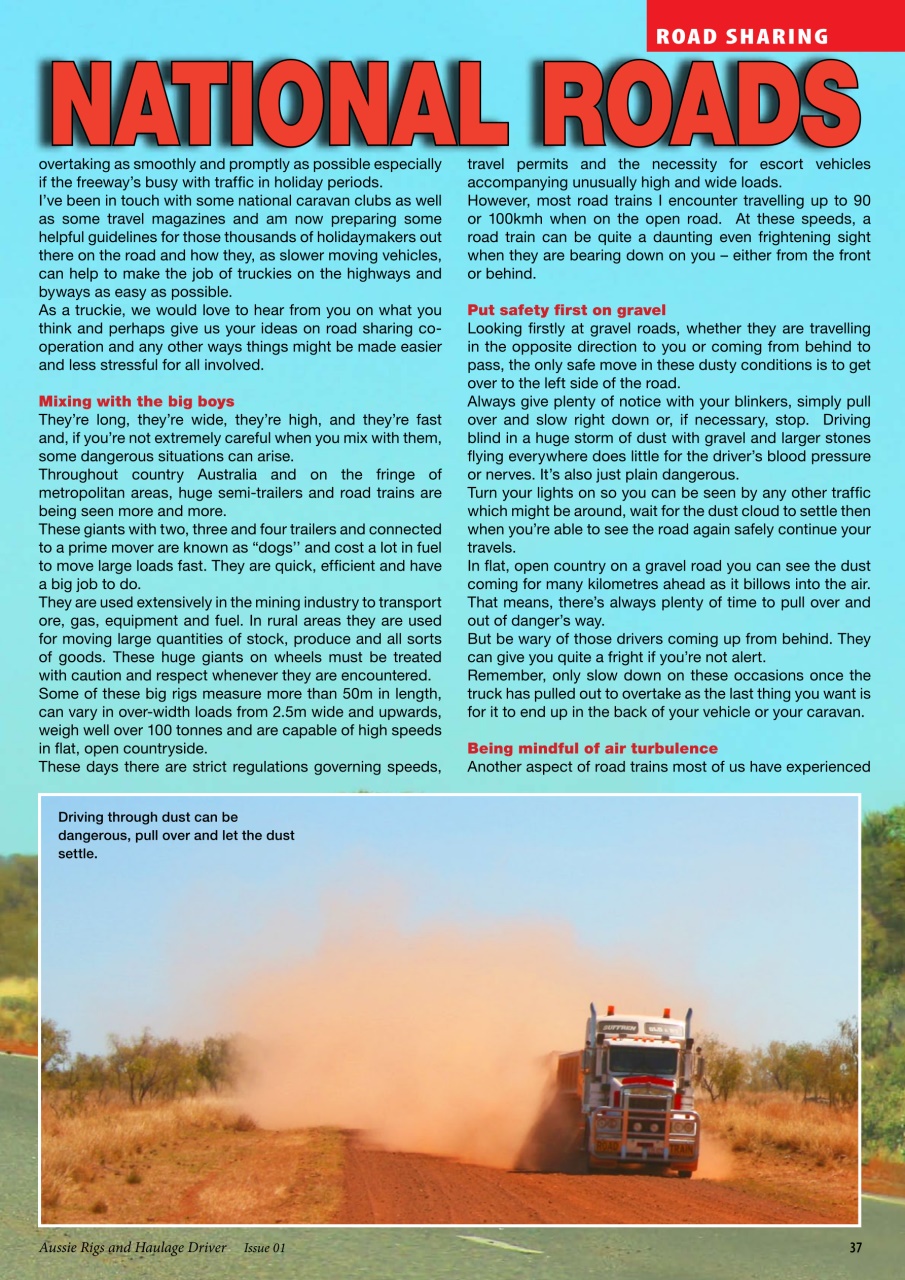 Aussie Rigs and Haulage Driver Preview Pages