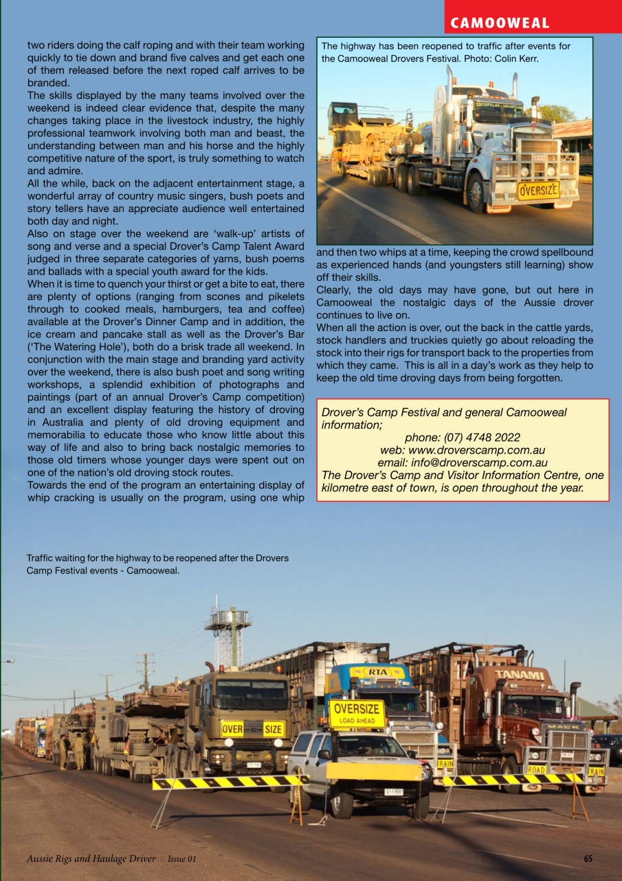 Aussie Rigs and Haulage Driver Preview Pages