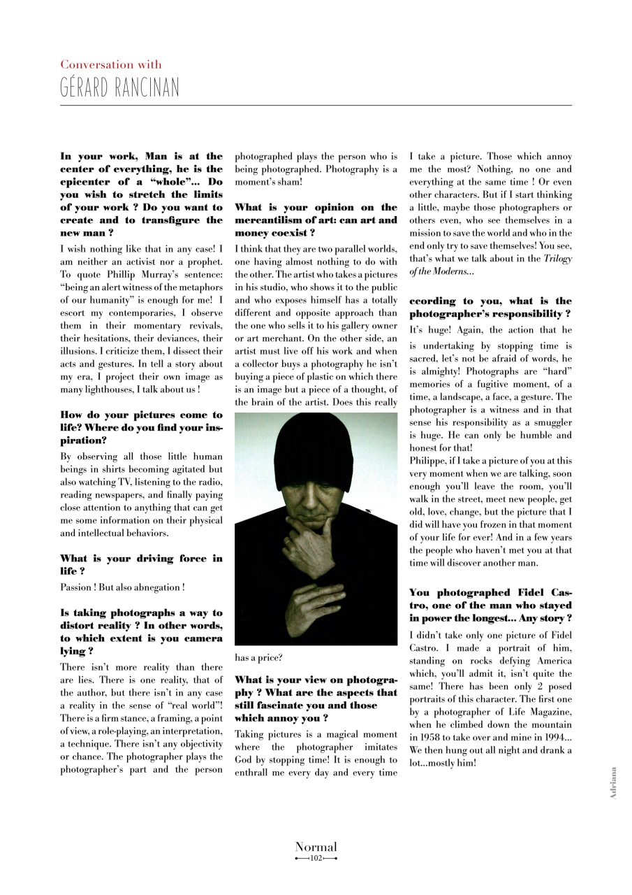 Normal Magazine Preview Pages