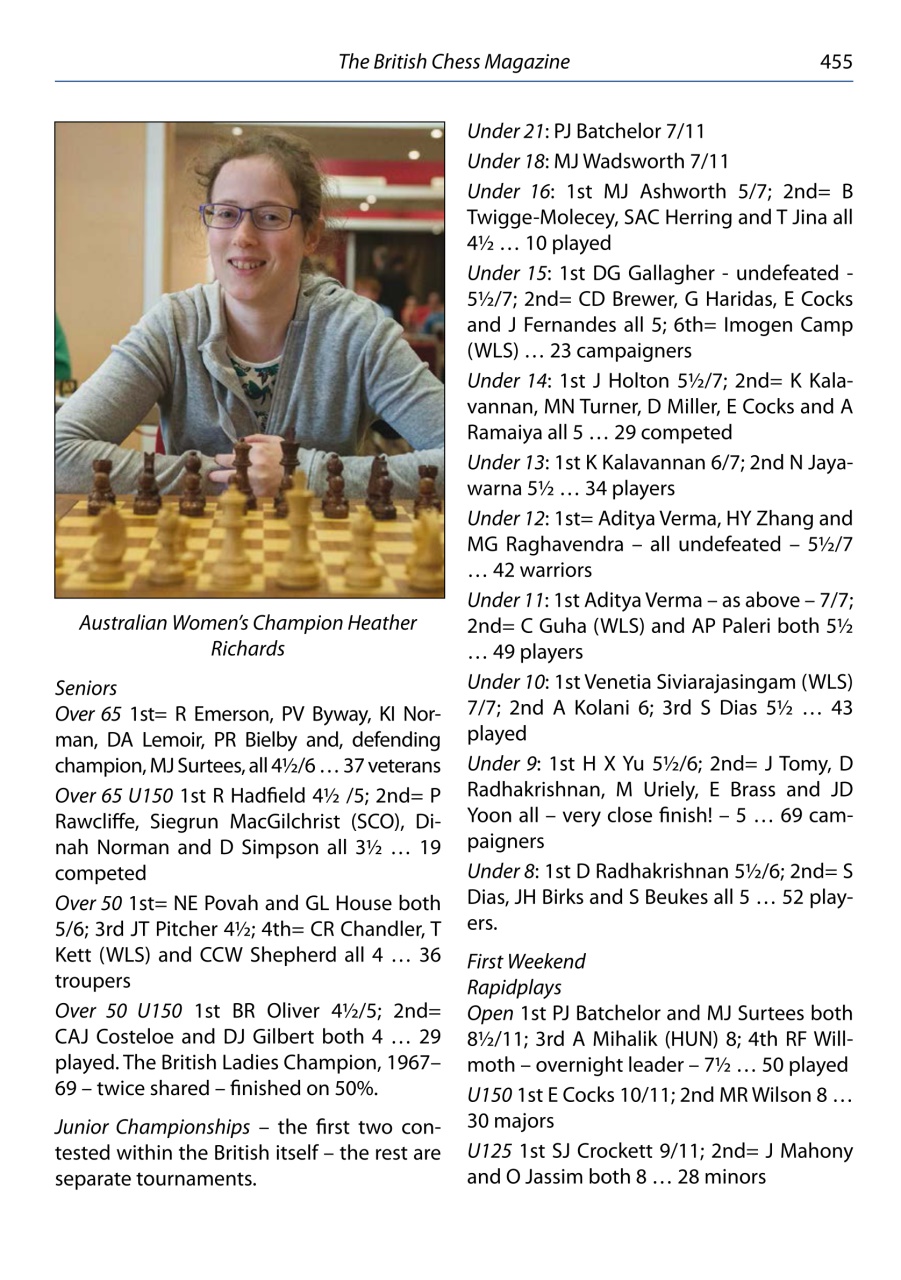 British Chess Magazine Preview Pages