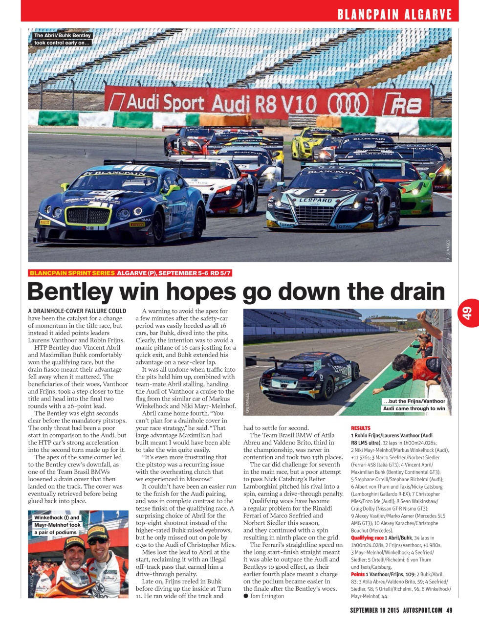 Autosport Preview Pages