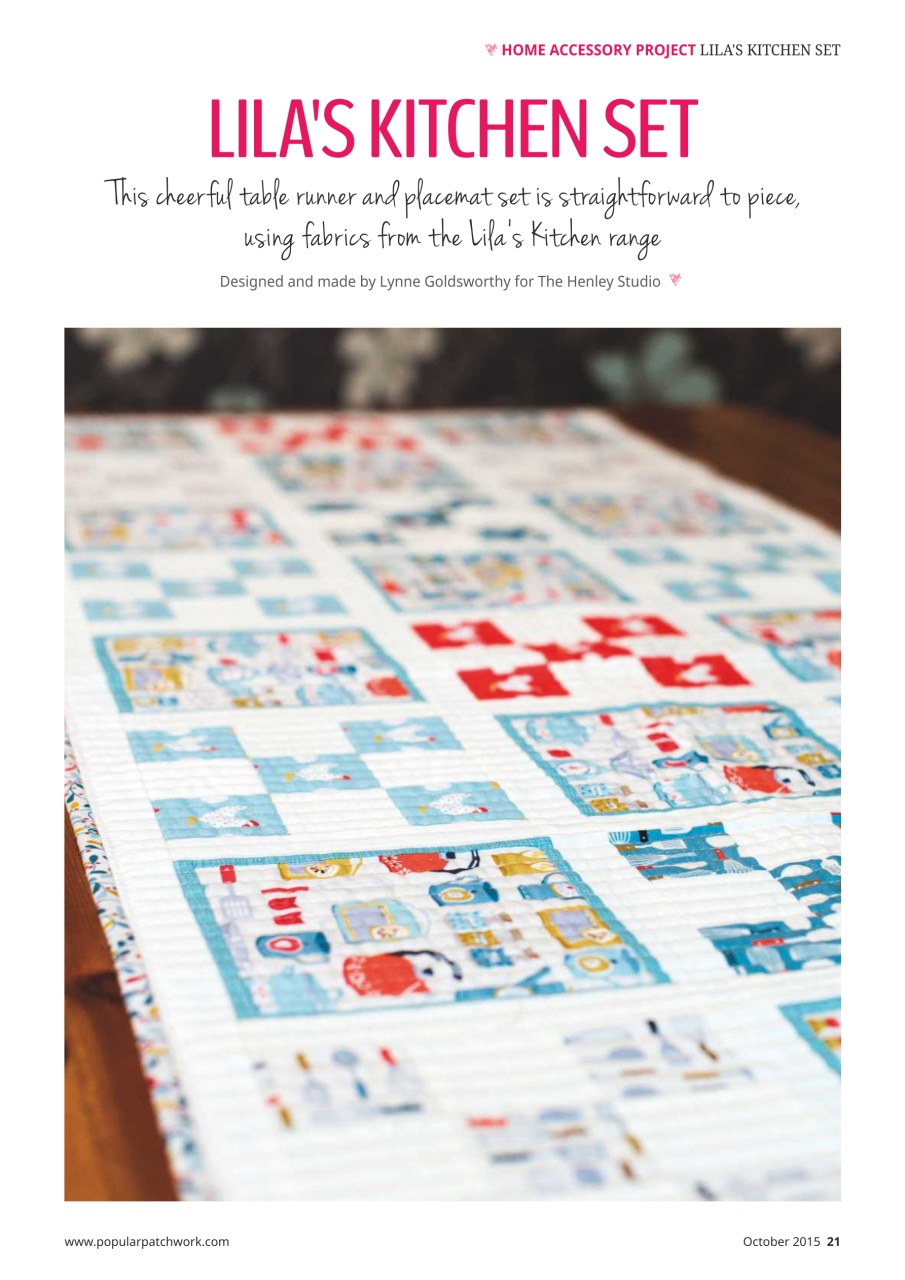 Popular Patchwork Magazine Preview Pages
