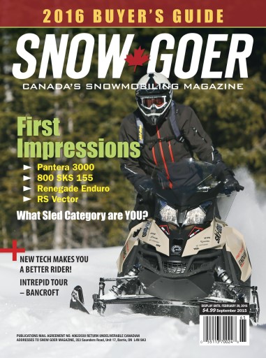 Snow Goer Canada issue 