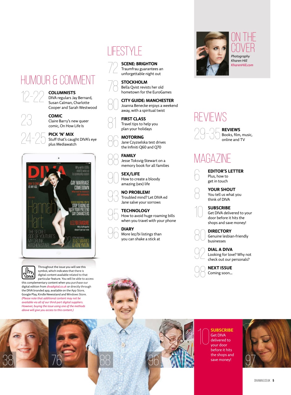 DIVA Magazine Preview Pages