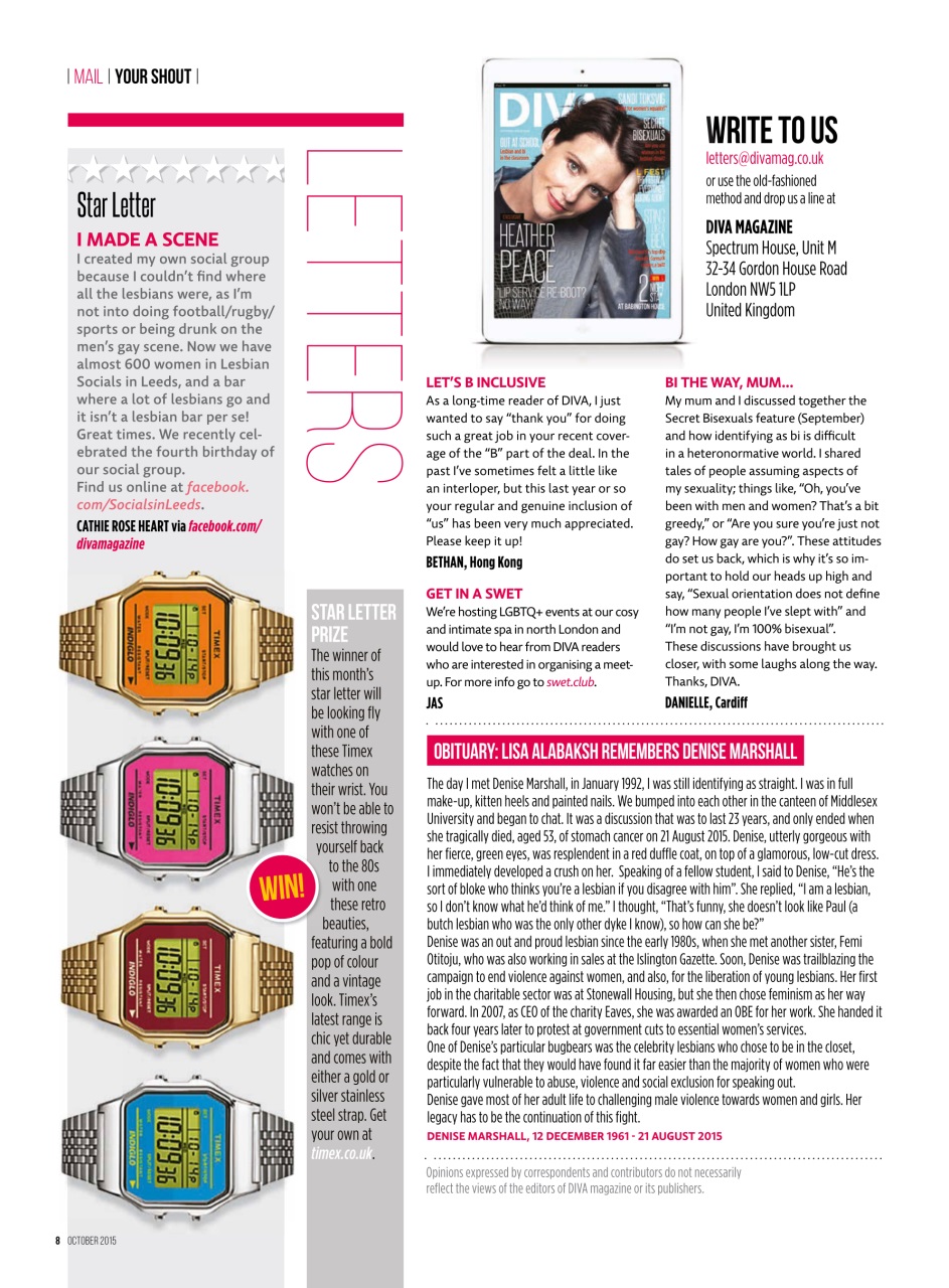 DIVA Magazine Preview Pages