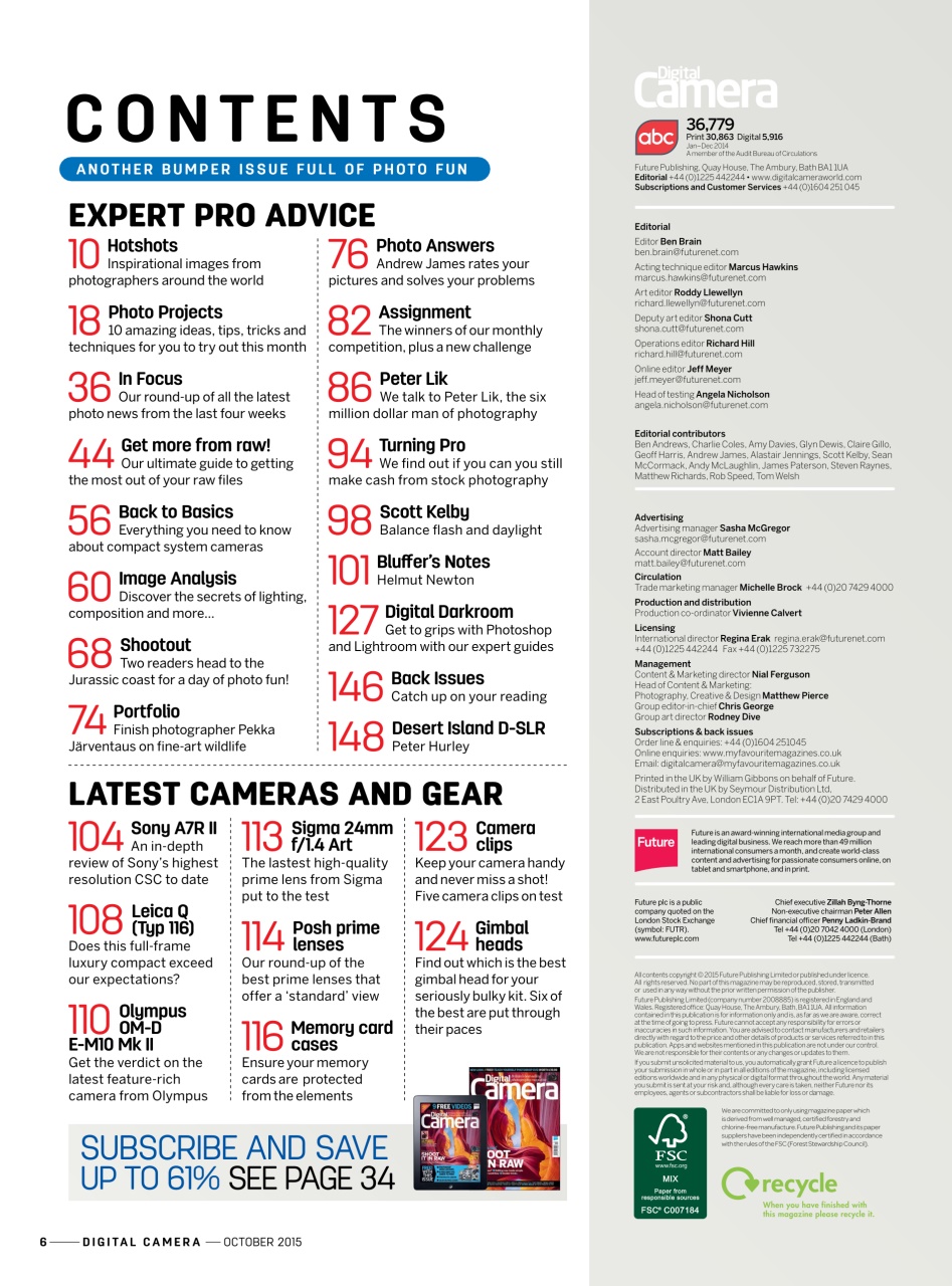 Digital Camera Magazine Preview Pages