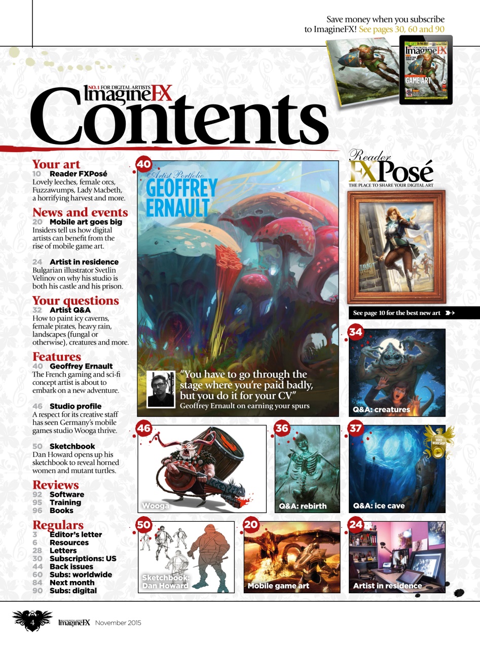ImagineFX Preview Pages
