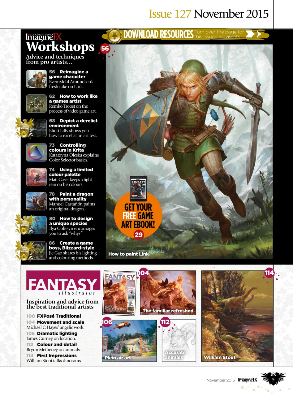 ImagineFX Preview Pages