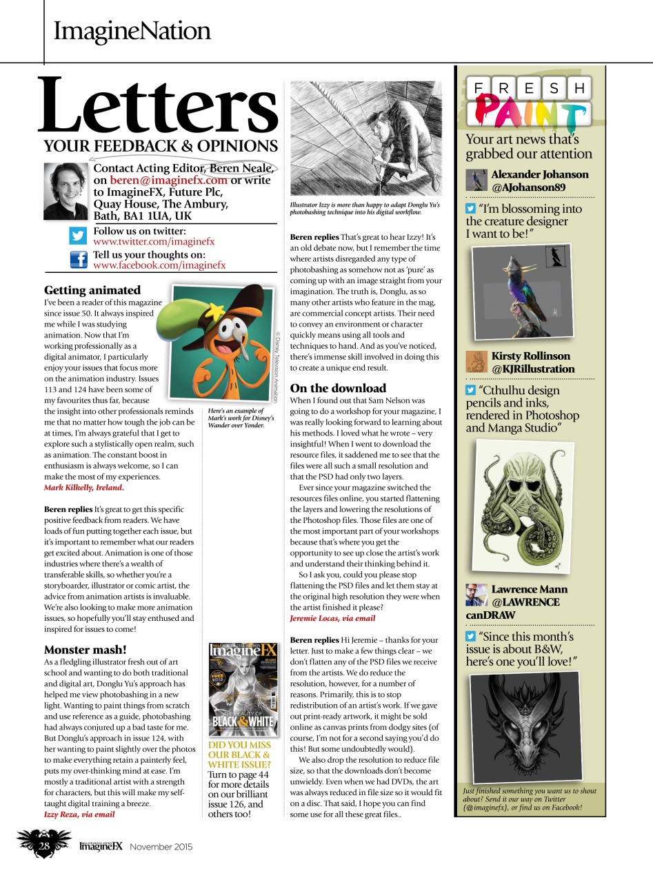 ImagineFX Preview Pages