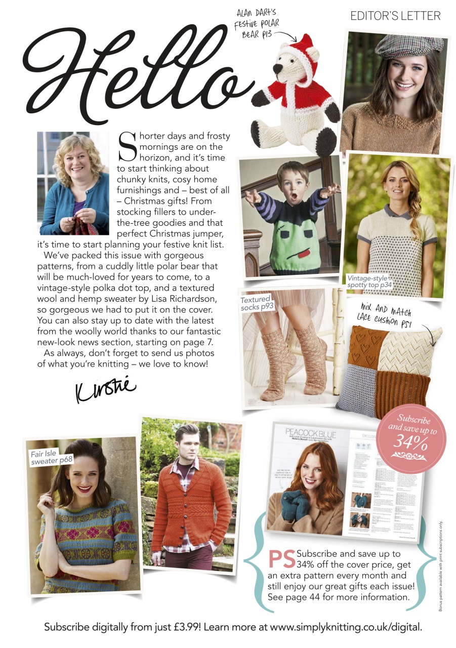 Simply Knitting Preview Pages