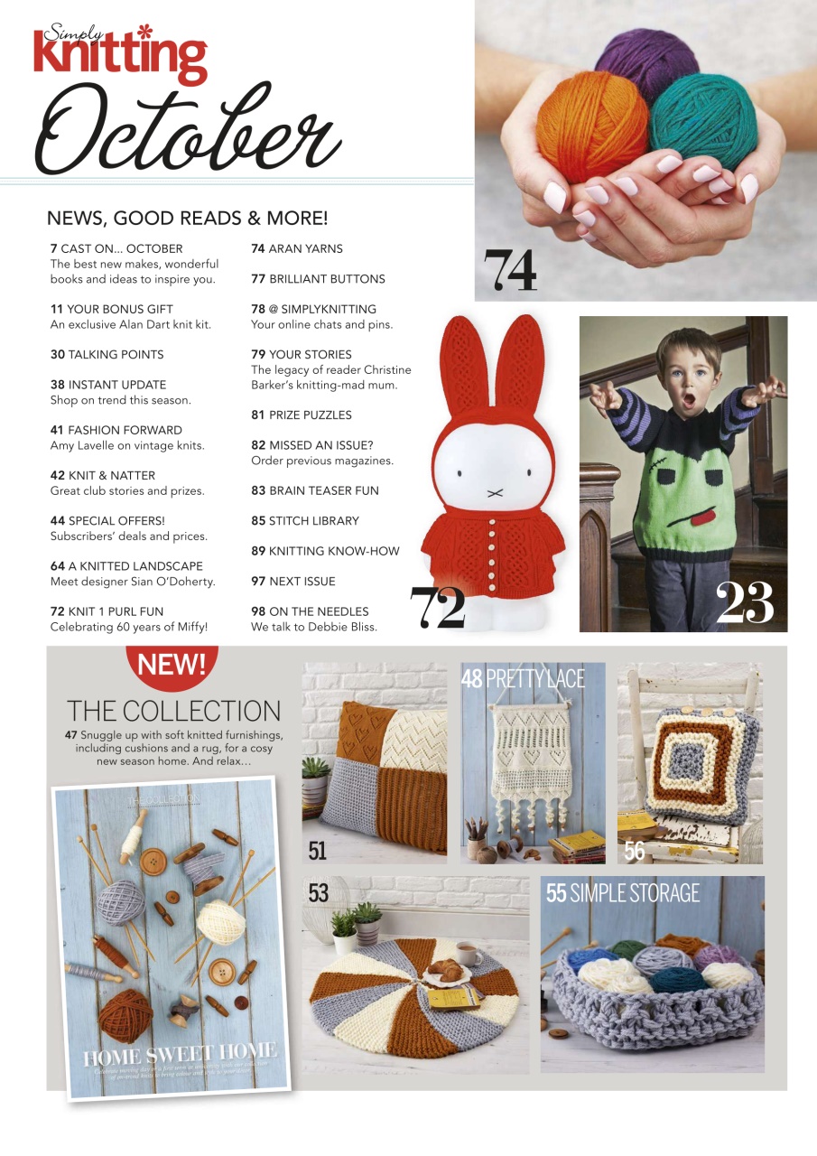 Simply Knitting Preview Pages