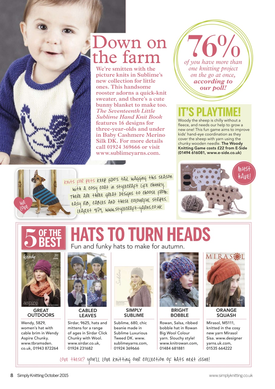 Simply Knitting Preview Pages