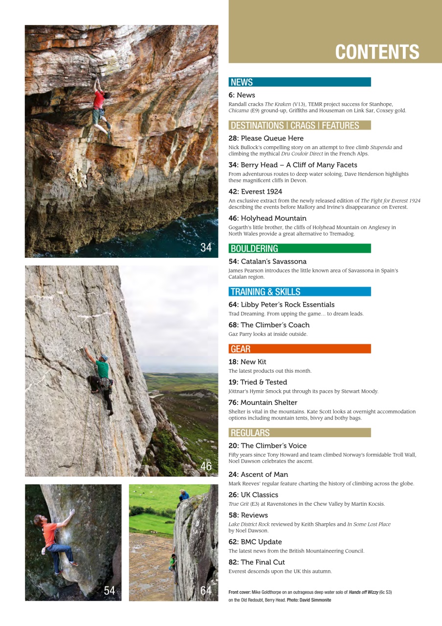 Climber Preview Pages