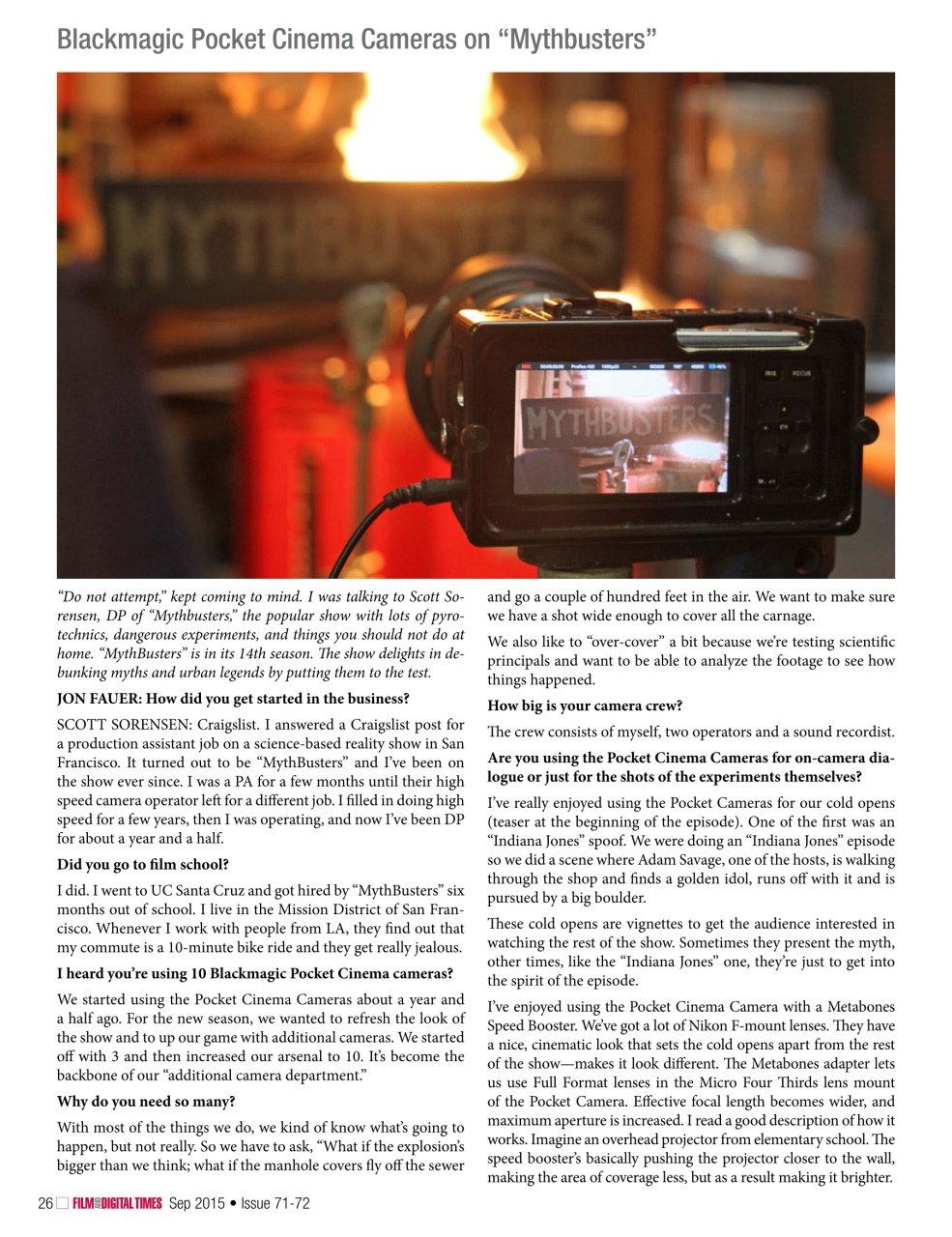 Film and Digital Times Preview Pages