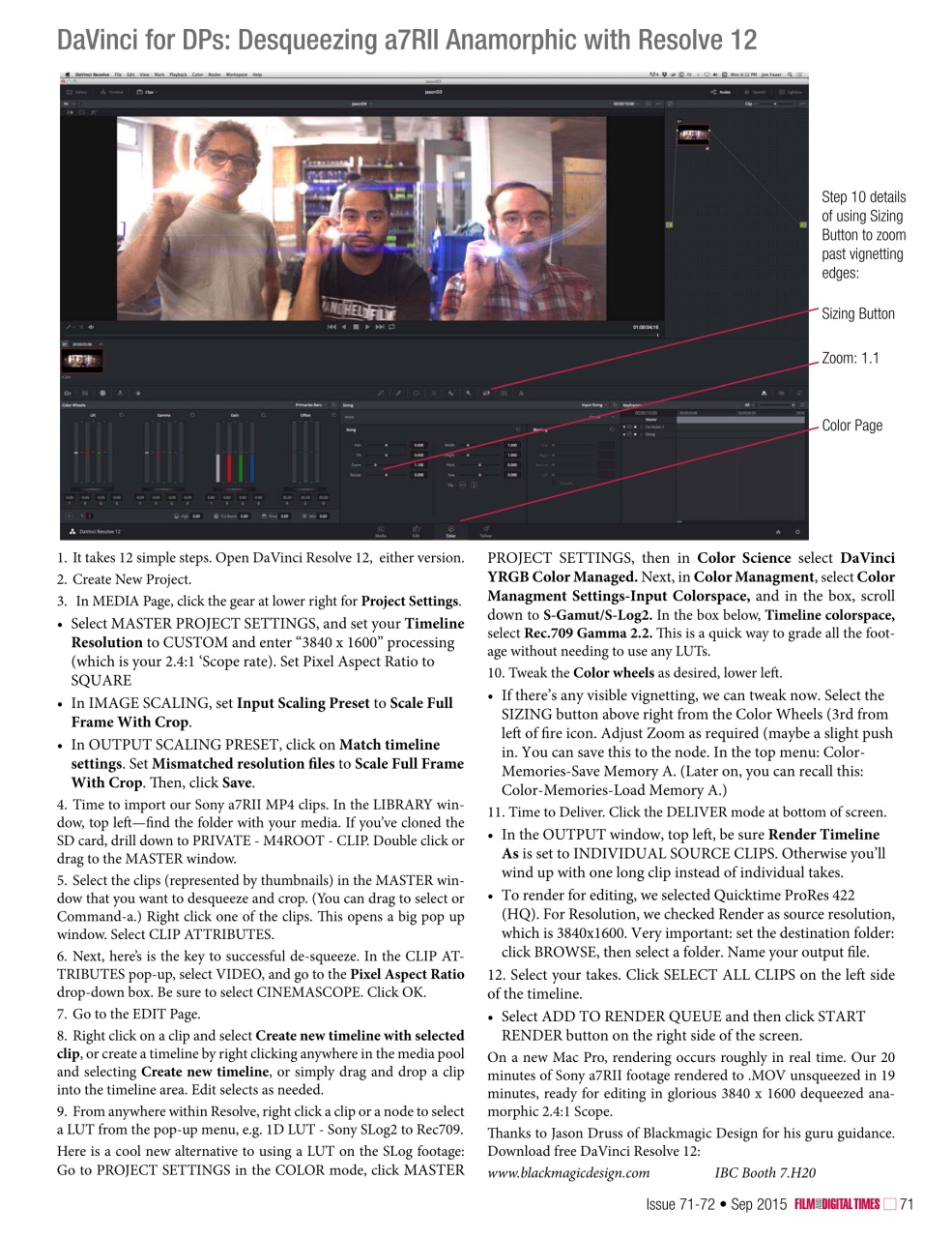 Film and Digital Times Preview Pages