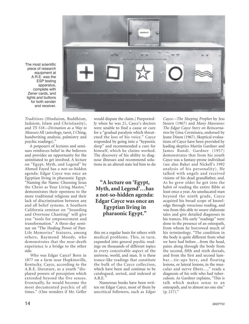 Skeptic Preview Pages