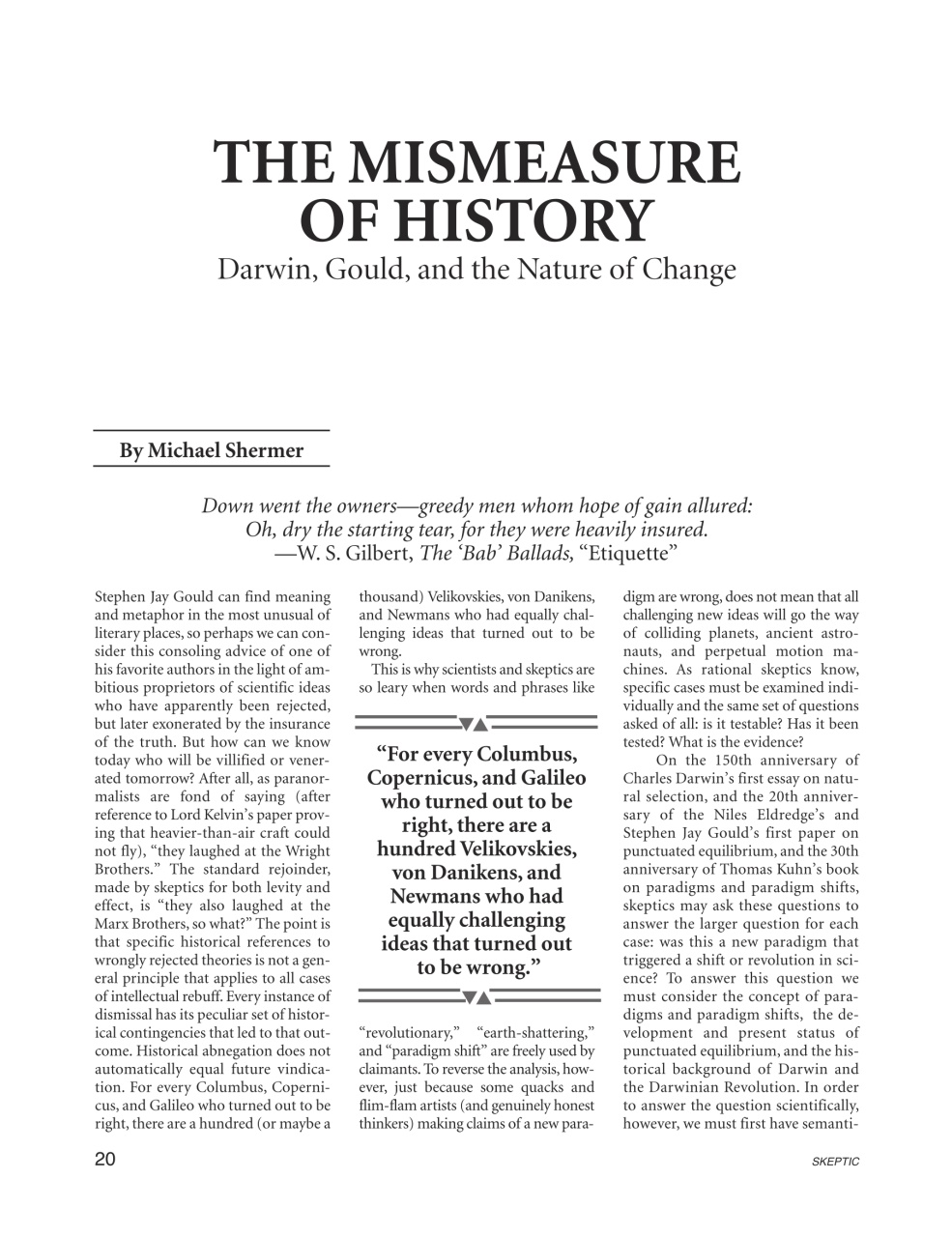 Skeptic Preview Pages