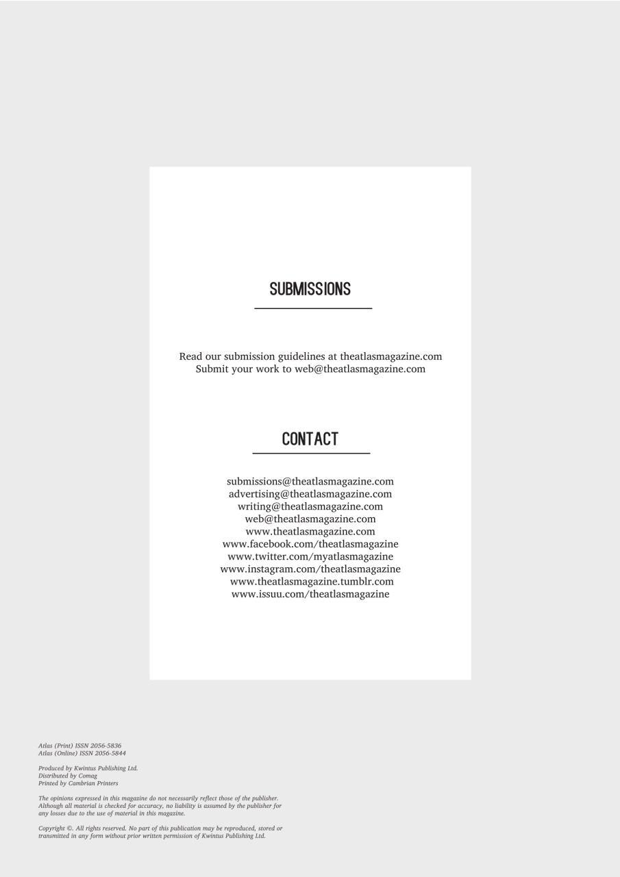 Atlas Magazine Preview Pages