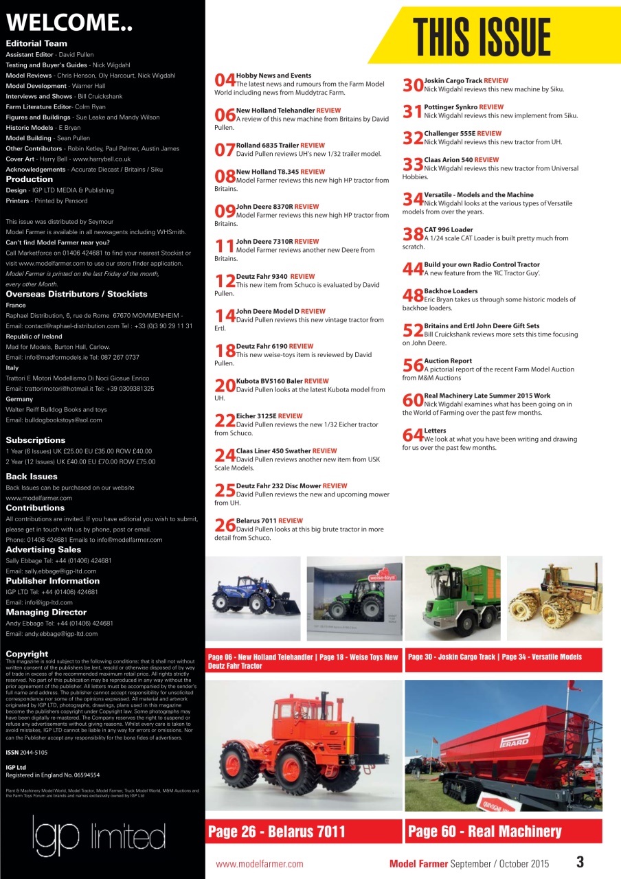 Model Farmer Magazine Preview Pages