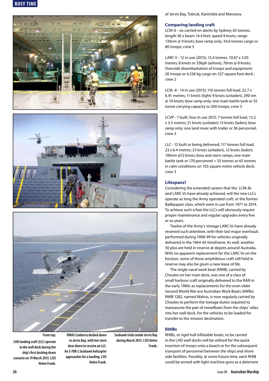 Australian Warship Preview Pages