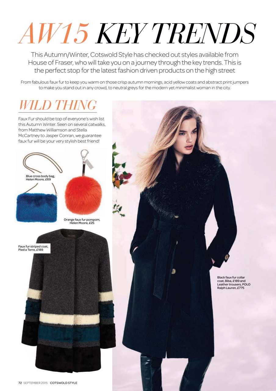 Cotswold Style Preview Pages