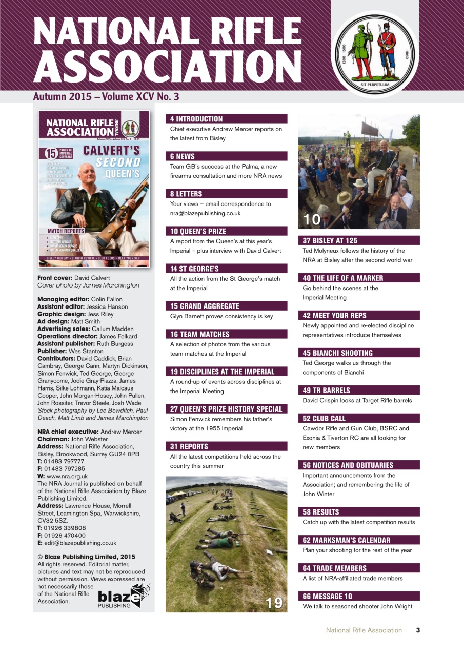 National Rifle Association Journal Preview Pages