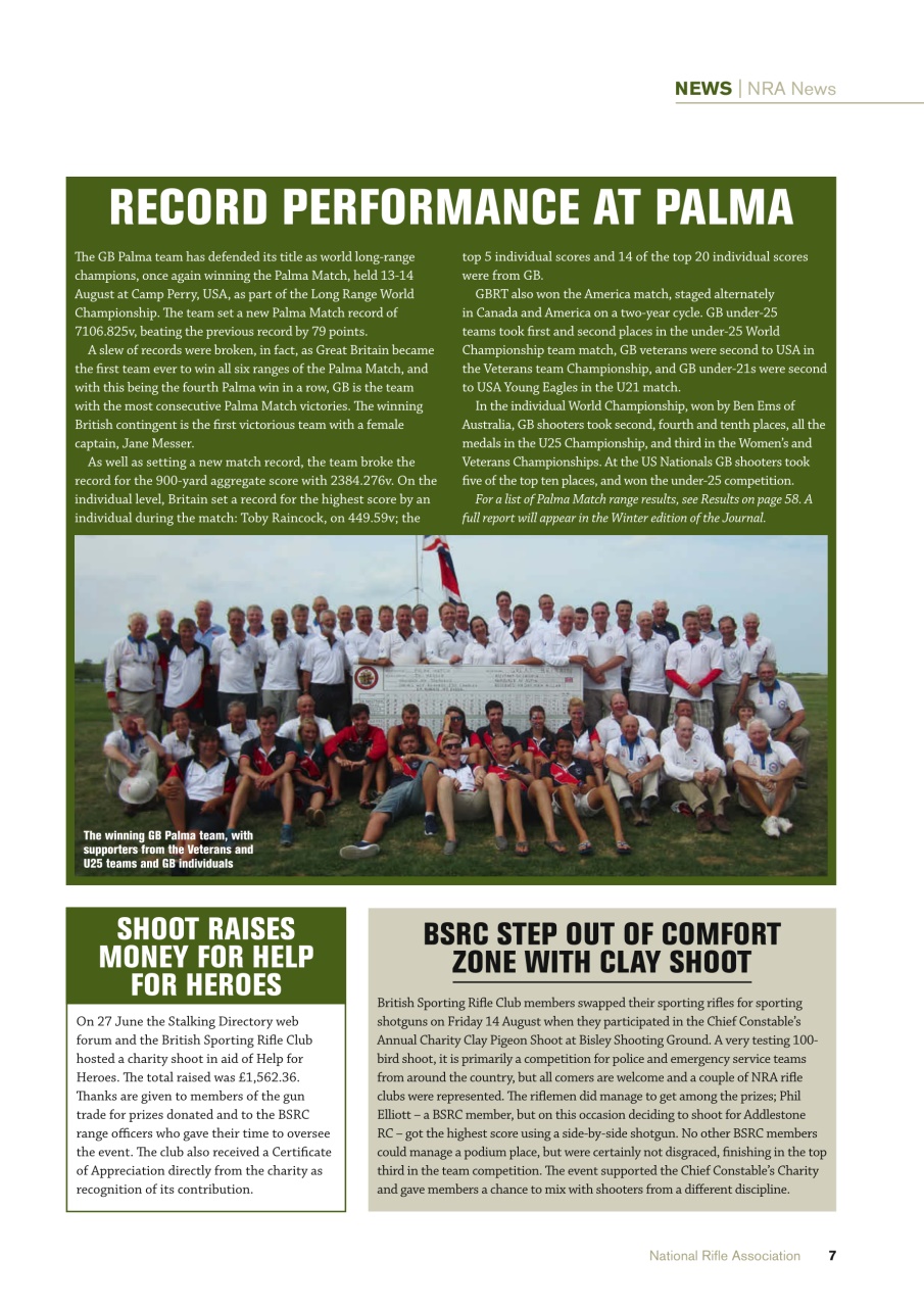 National Rifle Association Journal Preview Pages