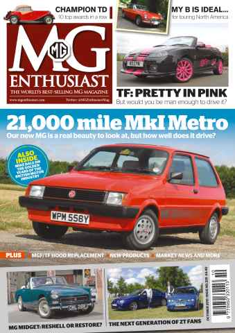 MG Enthusiast issue Vol 45 No. 11 21,000 mile MkI Metro