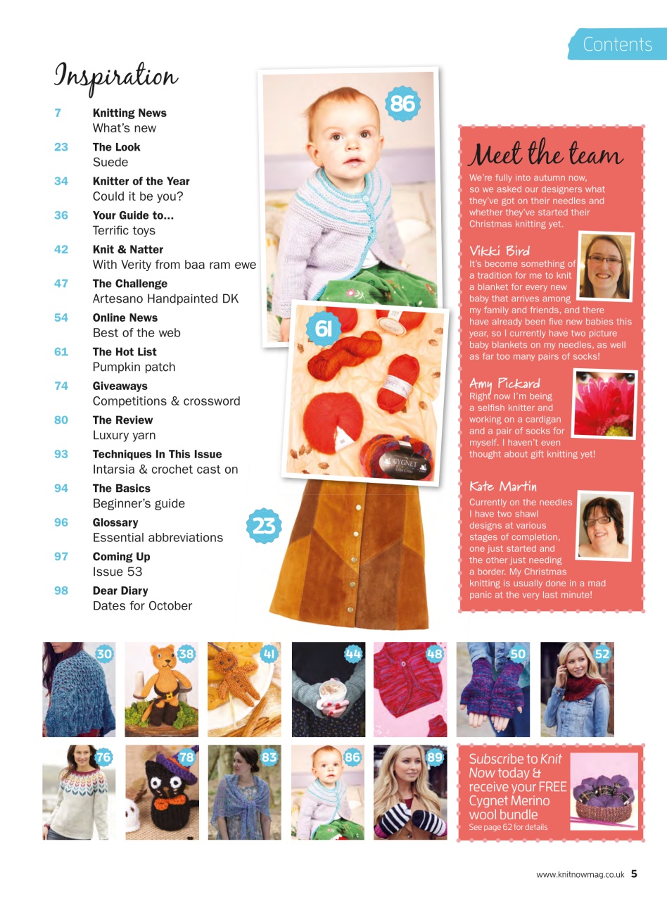 Knit Now Preview Pages