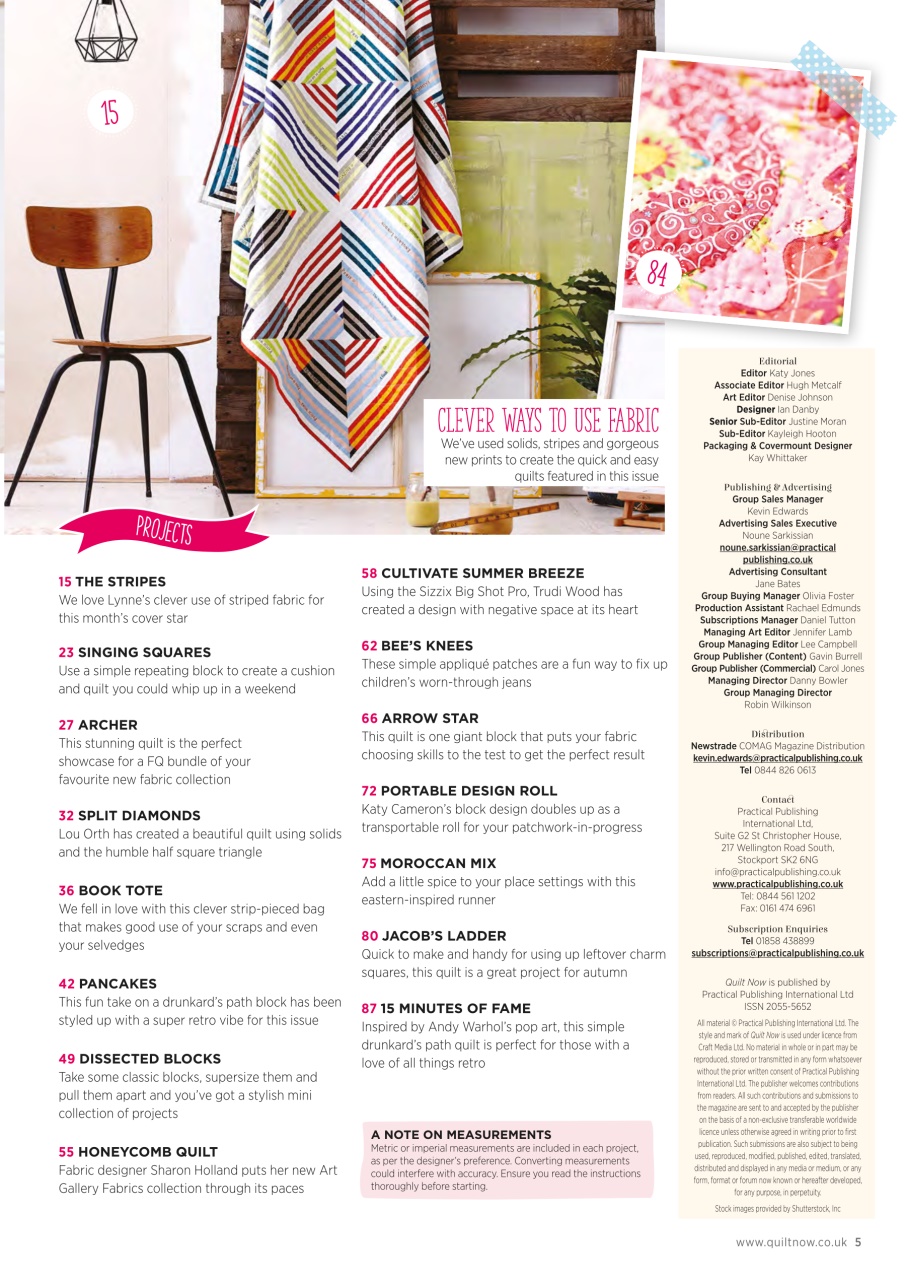 Quilt Now Preview Pages