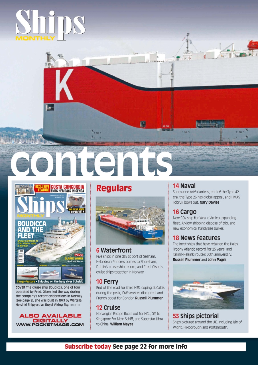 Ships Monthly Preview Pages