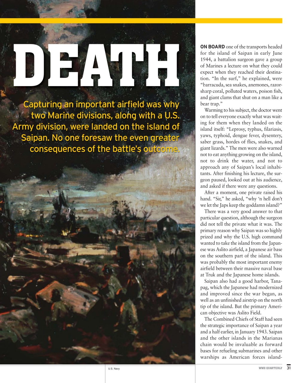 WWII Quarterly Preview Pages