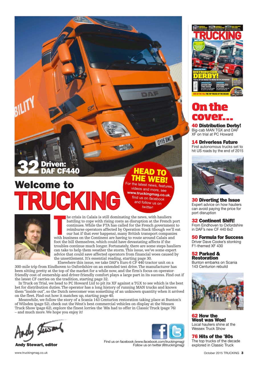 Trucking Magazine Preview Pages
