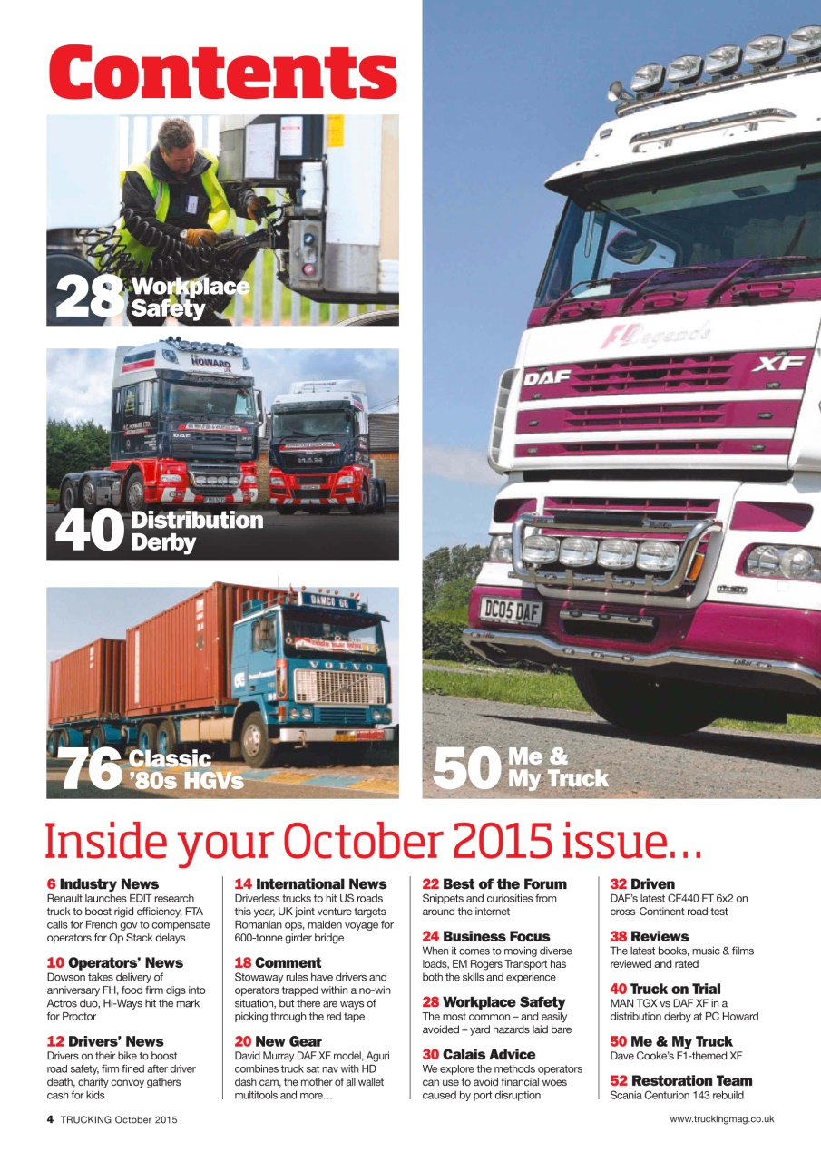 Trucking Magazine Preview Pages