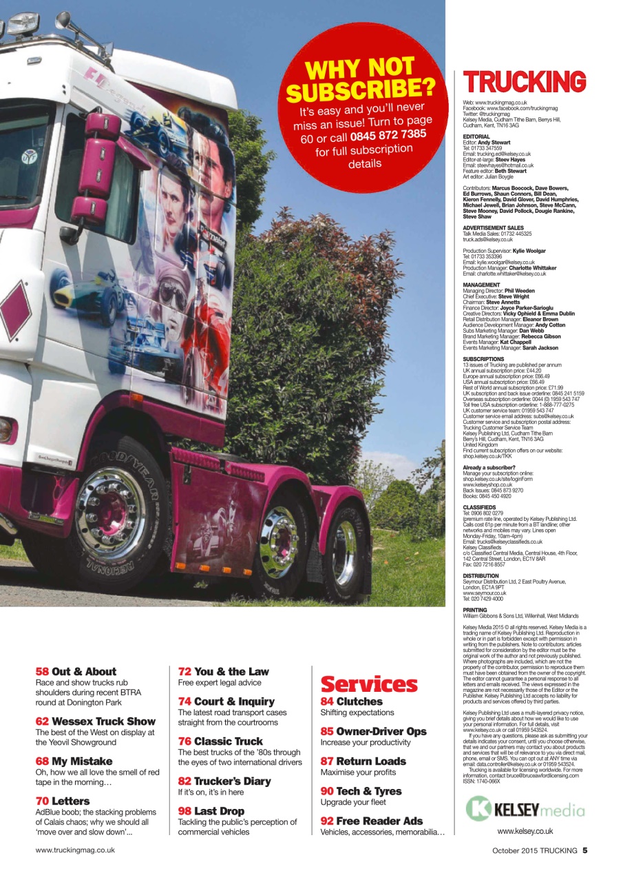 Trucking Magazine Preview Pages