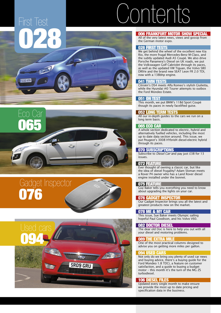 Diesel&EcoCar Magazine Preview Pages