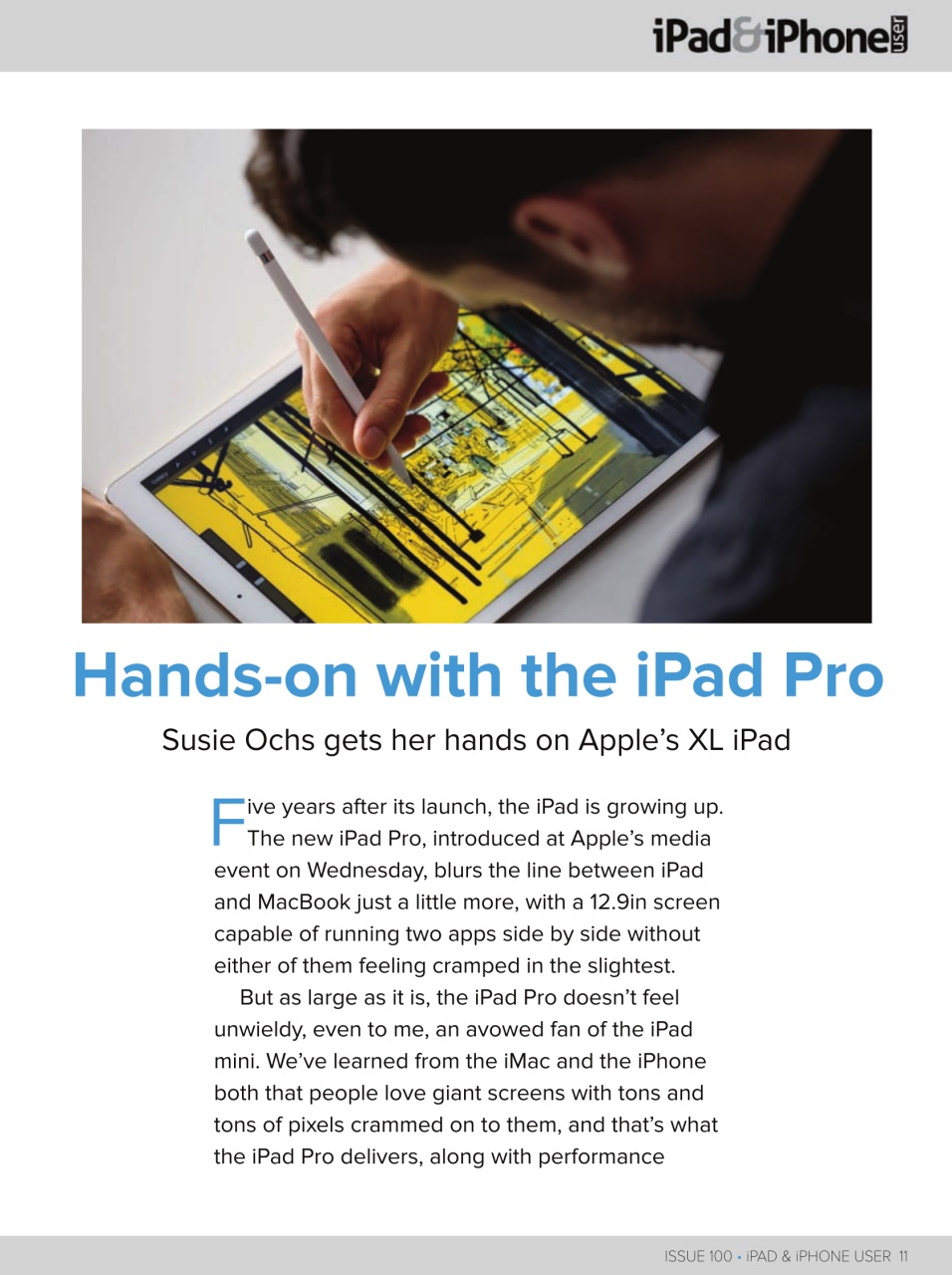 iPad and iPhone User Preview Pages