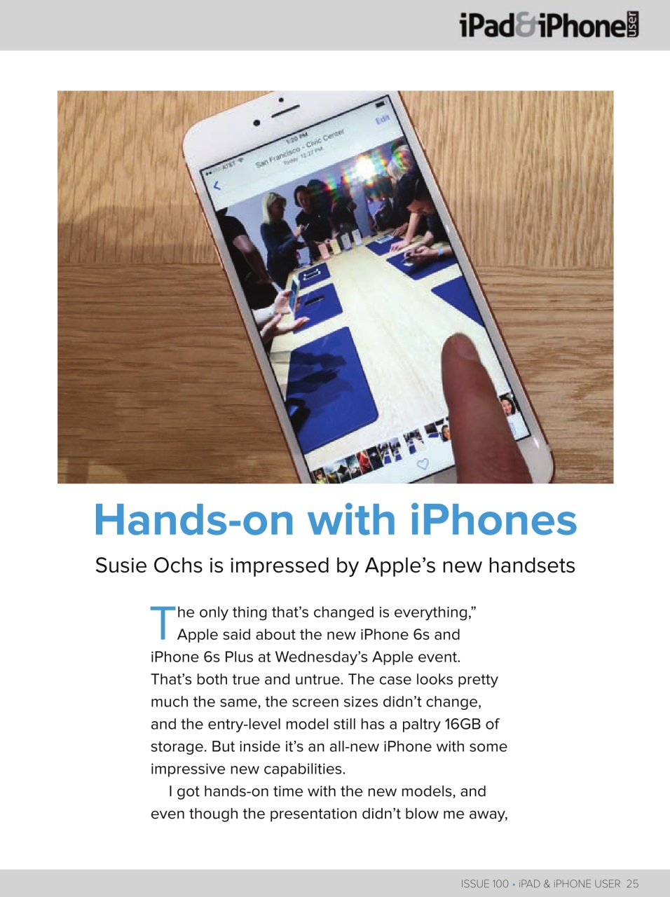 iPad and iPhone User Preview Pages
