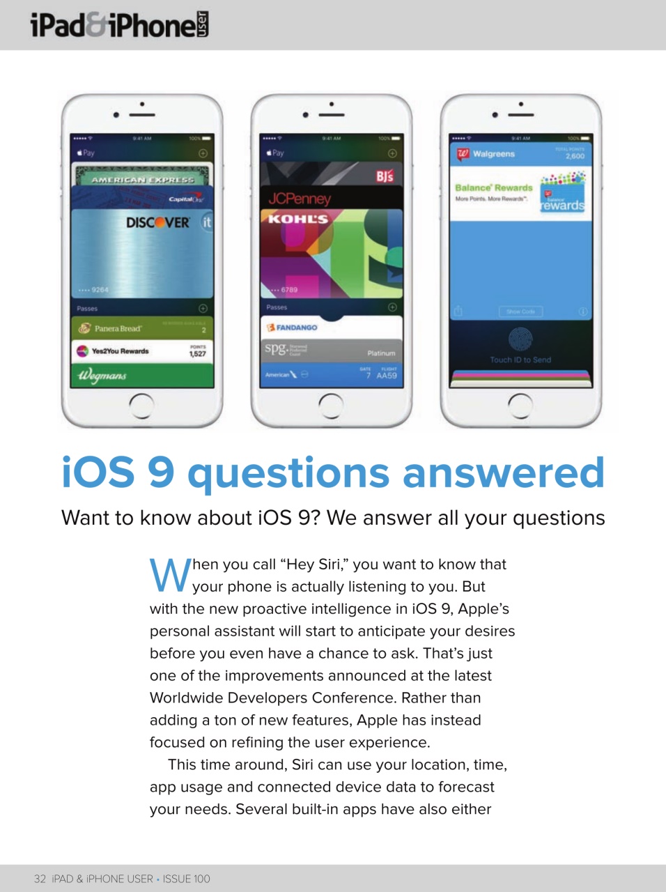 iPad and iPhone User Preview Pages