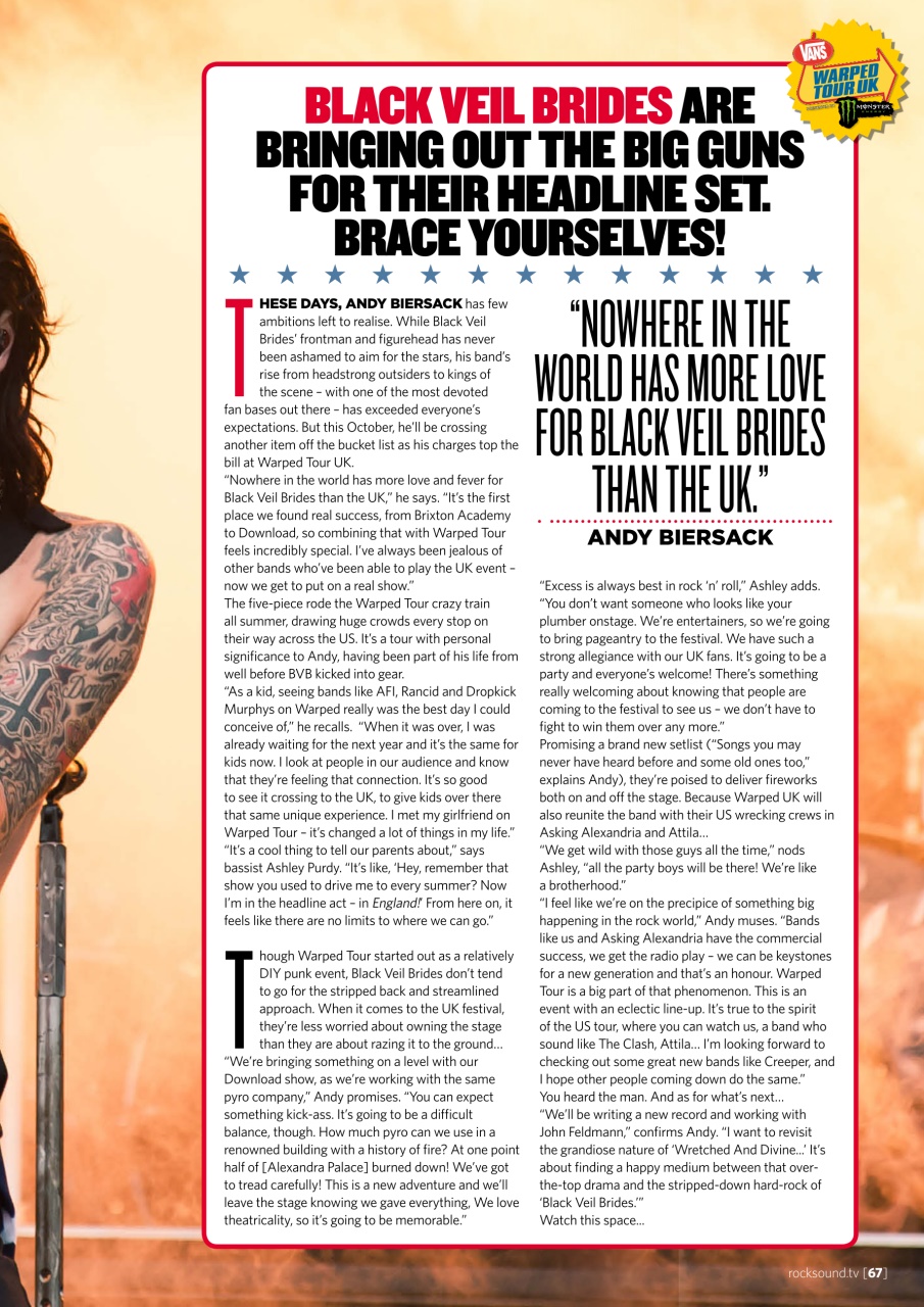 Rock Sound Magazine Preview Pages